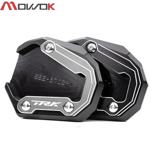 Planet Gates TRK 702 / 702X For Benelli TRK702 TRK702X 2022 2023 Motorcycle Accessories CNC Side Stand Foot Enlarger Kickstand Support Pad