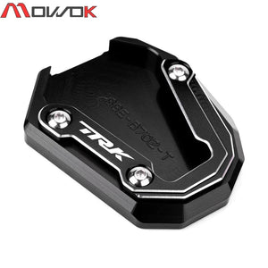 Planet Gates TRK 702X-Black TRK 702 / 702X For Benelli TRK702 TRK702X 2022 2023 Motorcycle Accessories CNC Side Stand Foot Enlarger Kickstand Support Pad