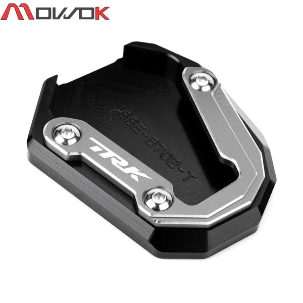 Planet Gates TRK 702X-Grey TRK 702 / 702X For Benelli TRK702 TRK702X 2022 2023 Motorcycle Accessories CNC Side Stand Foot Enlarger Kickstand Support Pad