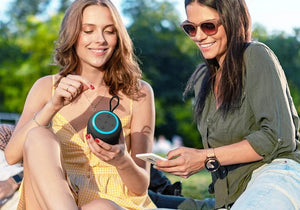 Planet Gates Tronsmart T7 Mini Bluetooth Speaker Portable Speaker with Balanced Bass IPX7 Waterproof LED Modes for Outdoor Camping
