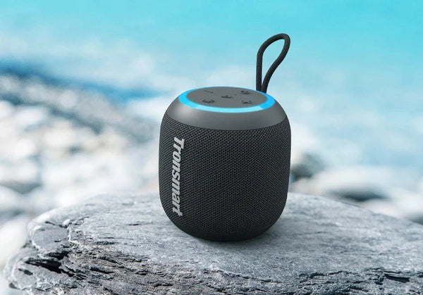 Planet Gates Tronsmart T7 Mini Bluetooth Speaker Portable Speaker with Balanced Bass IPX7 Waterproof LED Modes for Outdoor Camping