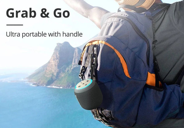 Planet Gates Tronsmart T7 Mini Bluetooth Speaker Portable Speaker with Balanced Bass IPX7 Waterproof LED Modes for Outdoor Camping