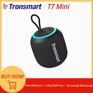 Planet Gates Tronsmart T7 Mini Bluetooth Speaker Portable Speaker with Balanced Bass IPX7 Waterproof LED Modes for Outdoor Camping