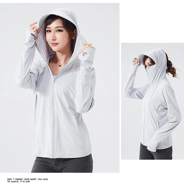 Planet Gates TRVLWEGO Long Sleeve Hoody Summer Women Sun UV Protection Quick Dry Clothing Men Hooded Jacket Thin Beach Sweatshirt