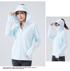 Planet Gates TRVLWEGO Long Sleeve Hoody Summer Women Sun UV Protection Quick Dry Clothing Men Hooded Jacket Thin Beach Sweatshirt