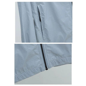 Planet Gates TRVLWEGO Men's Women Casual Jackets Rainproof Cycling Jacket Windproof Ultra-Light Windbreaker Top Man Running Hiking Coat