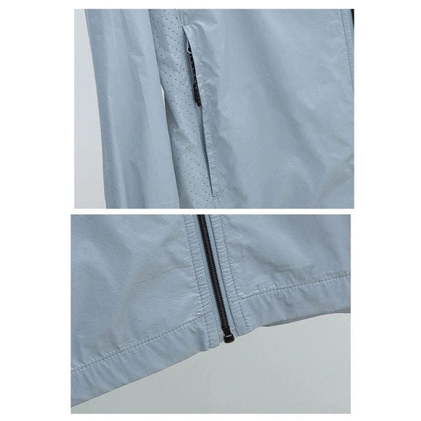 Planet Gates TRVLWEGO Men's Women Casual Jackets Rainproof Cycling Jacket Windproof Ultra-Light Windbreaker Top Man Running Hiking Coat