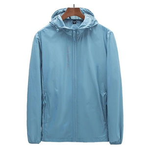 Planet Gates TRVLWEGO Men's Women Casual Jackets Rainproof Cycling Jacket Windproof Ultra-Light Windbreaker Top Man Running Hiking Coat