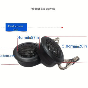 Planet Gates TS-T120 2pcs 800W 2.5CM 1 Soft Dome Balanced Car Audio Speakers Tweeters - Get Ready for Powerful Audio Performance!