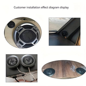 Planet Gates TS-T120 2pcs 800W 2.5CM 1 Soft Dome Balanced Car Audio Speakers Tweeters - Get Ready for Powerful Audio Performance!