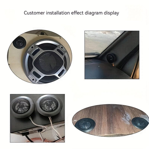 Planet Gates TS-T120 2pcs 800W 2.5CM 1 Soft Dome Balanced Car Audio Speakers Tweeters - Get Ready for Powerful Audio Performance!