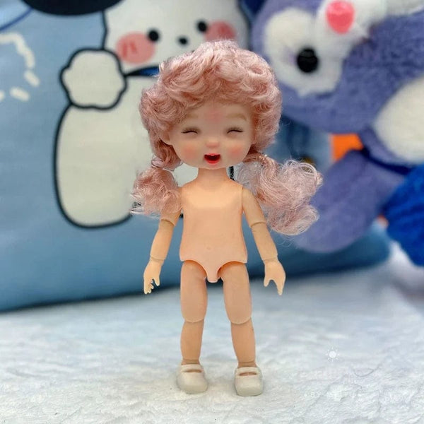 Planet Gates TT-1 16cm Exquisite Doll Doll Toy 1/8 Bjd Multi Joints Doll with Cute Expression Dress Up Toys Gifts for Children