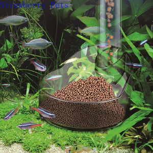 Planet Gates Tube Set Acrylic Aquarium Feeder Tube Set Dish Transparent Fish Tank Shrimp Snail Food Feeder Bowl Aquarium Feeding Accessories Shrimp