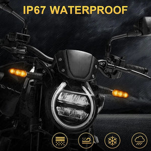 Planet Gates Turn Signals For HONDA Motorcycle 8mm 12V For HONDA CBR500R CBR650F CB650F CBR600RR CB500X CRF250L MSX125 Motorcycle Turn Signal