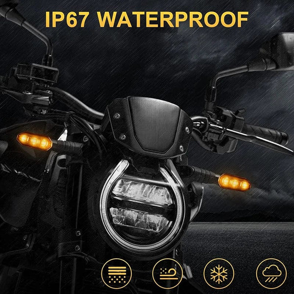 Planet Gates Turn Signals For HONDA Motorcycle 8mm 12V For HONDA CBR500R CBR650F CB650F CBR600RR CB500X CRF250L MSX125 Motorcycle Turn Signal