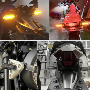 Planet Gates Turn Signals For HONDA Motorcycle 8mm 12V For HONDA CBR500R CBR650F CB650F CBR600RR CB500X CRF250L MSX125 Motorcycle Turn Signal
