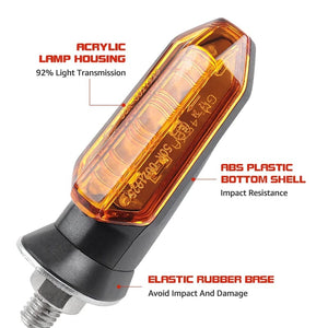Planet Gates Turn Signals For HONDA Motorcycle 8mm 12V For HONDA CBR500R CBR650F CB650F CBR600RR CB500X CRF250L MSX125 Motorcycle Turn Signal