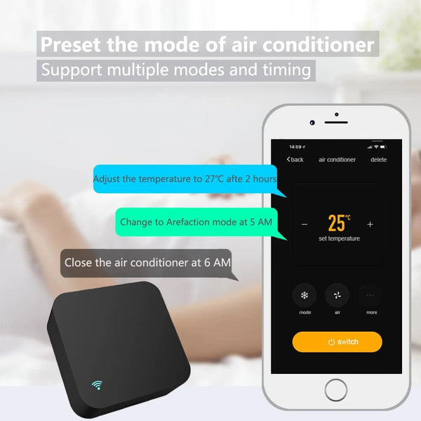 Planet Gates Tuya Smart IR Remote WiFi Universal  Remote Control for Air Conditioner TV Work with Alexa Google Home Assistant Yandex Alice