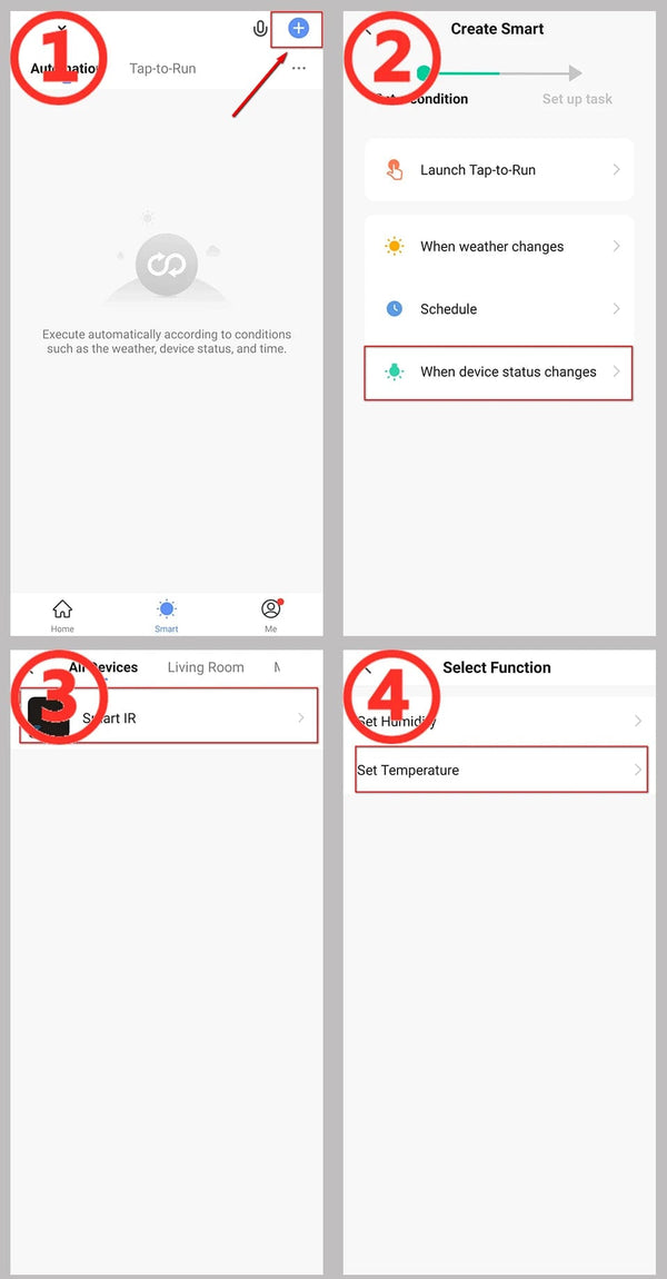 Planet Gates Tuya Smart Universal IR Remote with Temperature Humidity Sensor for Air Conditioner TV AC Works with Alexa,Google Home Yandex