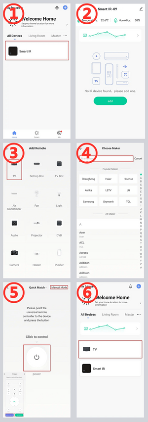 Planet Gates Tuya Smart WiFi Universal IR Remote Temperature Humidity Sensor for Air Conditioner TV AC Works with Alexa,Google Home Yandex