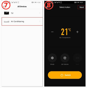 Planet Gates Tuya Smart WiFi Universal IR Remote Temperature Humidity Sensor for Air Conditioner TV AC Works with Alexa,Google Home Yandex