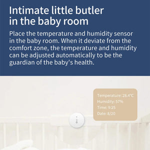 Planet Gates Tuya Smart Zigbee Temperature And Humidity Sensor Indoor Thermometer Monitor For Home Work With Alexa Google Home Assistant