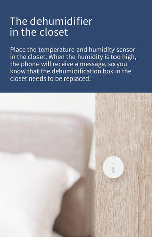 Planet Gates Tuya Smart Zigbee Temperature And Humidity Sensor Indoor Thermometer Monitor For Home Work With Alexa Google Home Assistant