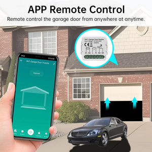 Planet Gates Tuya WiFi Garage Door Opener Controller Smart Automatic Garage Door Switch APP Remote Control for Alexa Google Home Yandex Alice