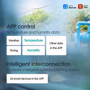 Planet Gates Tuya Zigbee Bluetooth Wifi Soil Temperature Humidity Sensor Tester Garden Detector for Indoor Outdoor Plants Remote Controllers