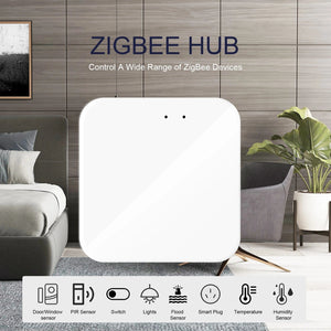 Planet Gates Tuya ZigBee Gateway Bridge, Wired/Wireless Smart Hub, Smart Life App Remote Control, Compatible with Alexa Google Home Assistant