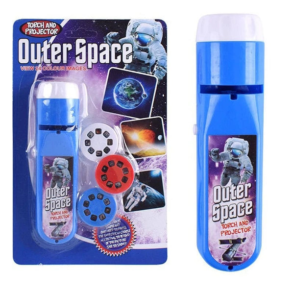 Planet Gates TY09 Projection Flashlight Children Projector Light Cute Cartoon Toy Night Photo Picture Light Bedtime Learning Fun Toys