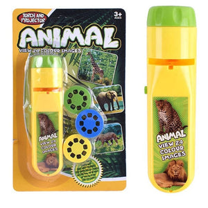 Planet Gates TY09 Projection Flashlight Children Projector Light Cute Cartoon Toy Night Photo Picture Light Bedtime Learning Fun Toys