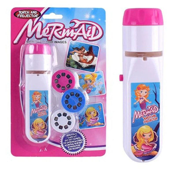 Planet Gates TY09 Projection Flashlight Children Projector Light Cute Cartoon Toy Night Photo Picture Light Bedtime Learning Fun Toys