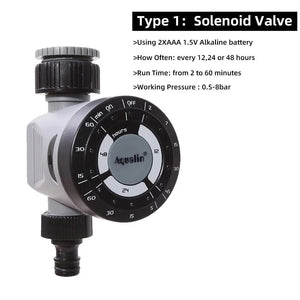 Planet Gates type 1 Garden Watering Timer Ball Valve /Solenoid Valve Irrigation Controller Home Garden Automatic Watering Electronic Valve
