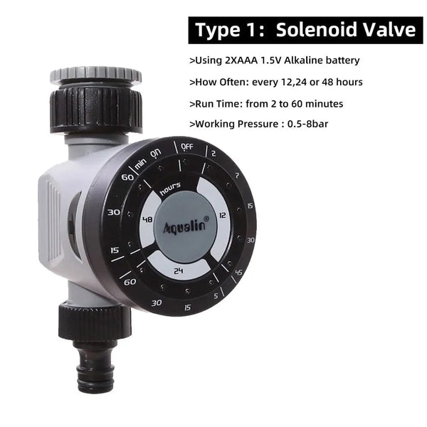 Planet Gates type 1 Garden Watering Timer Ball Valve /Solenoid Valve Irrigation Controller Home Garden Automatic Watering Electronic Valve