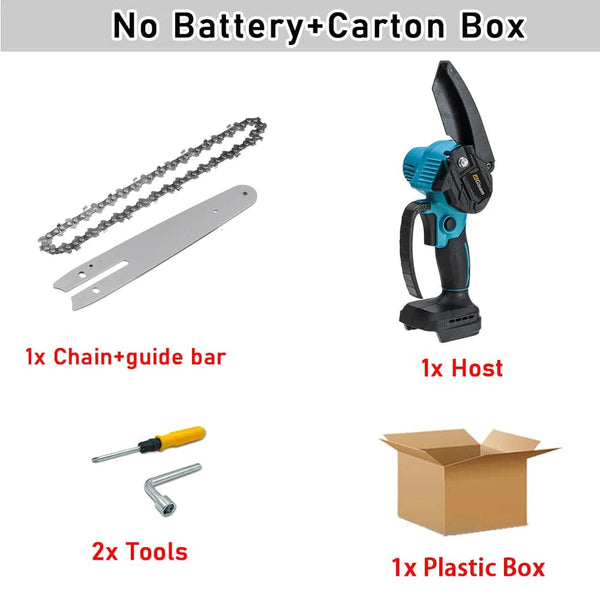 Planet Gates Type 1 Set / CHINA 8 Inch Electric Chainsaw Brushless Rechargeable Chain Saw Woodworking Garden Mini Pruning Saw Power Tool for Makita 18V Battery