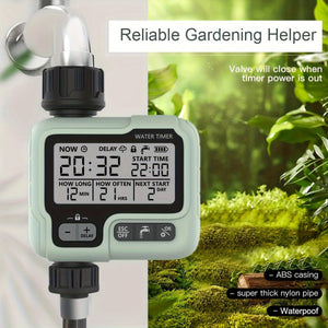 Planet Gates Type - A 1pc HCT-322 Automatic Water Timer Garden Digital Irrigation Machine Intelligent Sprinkler Timer Outdoor Use To Save Water &Time