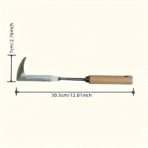 Planet Gates Type-A L-shaped Garden Weeding Tool Weeding Puller Manual Crack Weeder Weed Extractor Removal Agricultural Bonsai Supplies Hand Tool