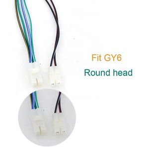 Planet Gates Type A Motorcycle Ignition Coil CDI Electric Cable Wire Harness Plug Head for GY6 50cc 125cc 150 ZJ125 Scooter ATV Moped Parts