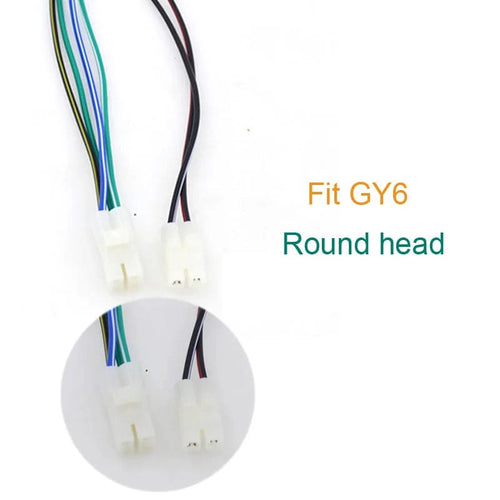 Planet Gates Type A Motorcycle Ignition Coil CDI Electric Cable Wire Harness Plug Head for GY6 50cc 125cc 150 ZJ125 Scooter ATV Moped Parts
