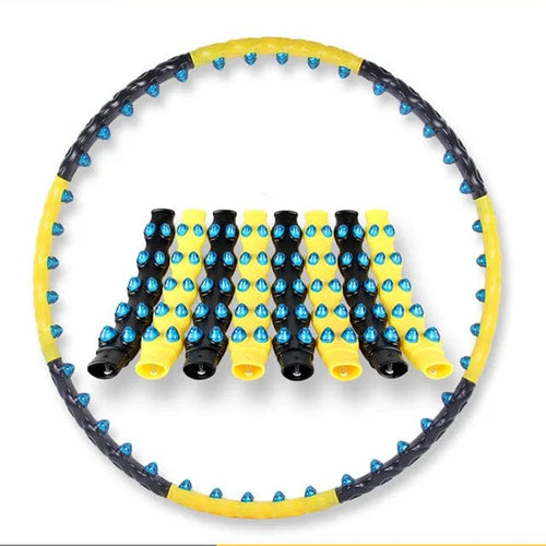 Planet Gates type B Double Row Magnetite 8 Sections Fitness Hoops Exercise Workout Sport Hoops Fitness Equipment Home Training Weight Loss Massager