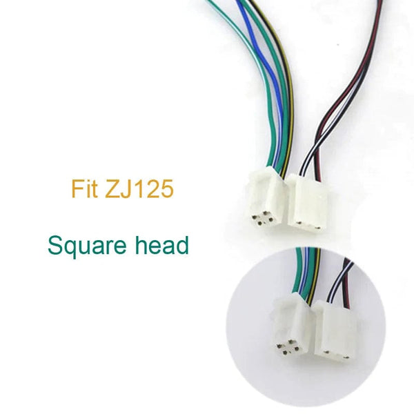 Planet Gates Type B Motorcycle Ignition Coil CDI Electric Cable Wire Harness Plug Head for GY6 50cc 125cc 150 ZJ125 Scooter ATV Moped Parts