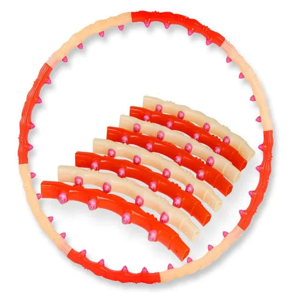 Planet Gates type C Double Row Magnetite 8 Sections Fitness Hoops Exercise Workout Sport Hoops Fitness Equipment Home Training Weight Loss Massager