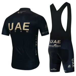 Planet Gates UAE Cycling Clothes Jersey Men Set Mtb Road Bike Uniform Shorts Man Mountain Complete 2024 Bib Men's Suit Cycle Spring Summer