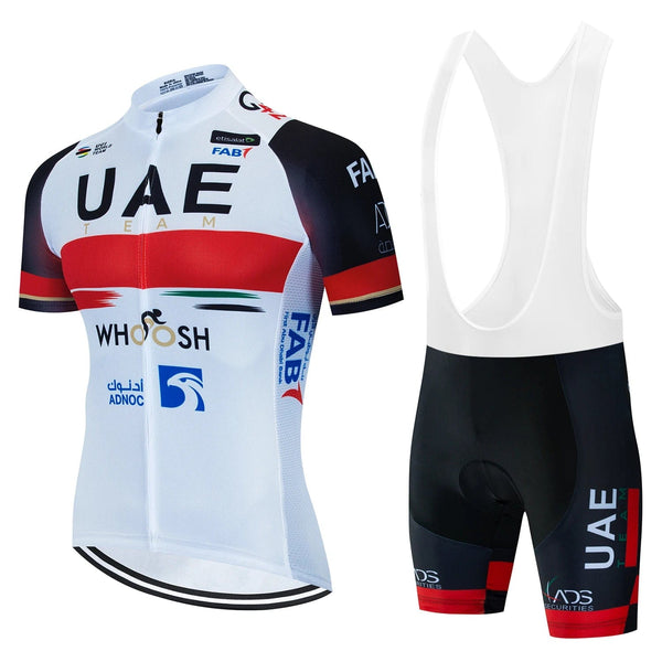 Planet Gates UAE Cycling Clothes Jersey Men Set Mtb Road Bike Uniform Shorts Man Mountain Complete 2024 Bib Men's Suit Cycle Spring Summer