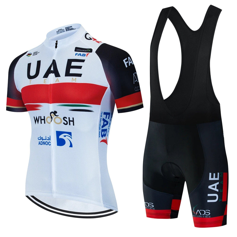 Planet Gates UAE Cycling Clothes Jersey Men Set Mtb Road Bike Uniform Shorts Man Mountain Complete 2024 Bib Men's Suit Cycle Spring Summer
