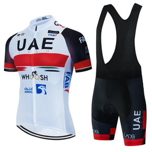 Planet Gates UAE Cycling Clothes Jersey Men Set Mtb Road Bike Uniform Shorts Man Mountain Complete 2024 Bib Men's Suit Cycle Spring Summer