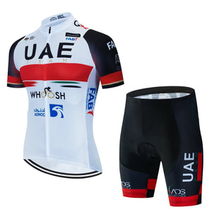 Planet Gates UAE Cycling Clothes Jersey Men Set Mtb Road Bike Uniform Shorts Man Mountain Complete 2024 Bib Men's Suit Cycle Spring Summer