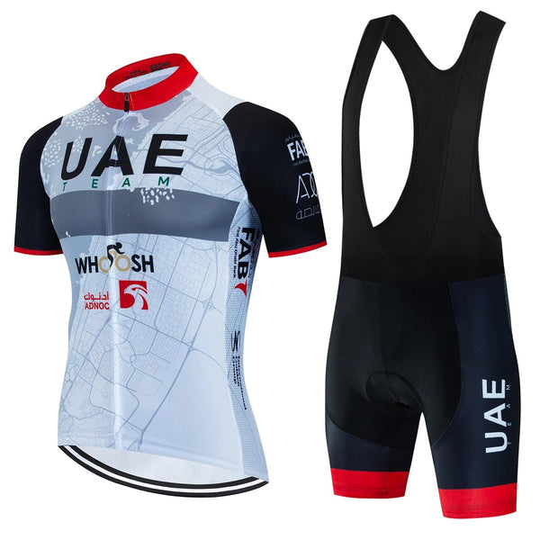 Planet Gates UAE Cycling Clothes Jersey Men Set Mtb Road Bike Uniform Shorts Man Mountain Complete 2024 Bib Men's Suit Cycle Spring Summer