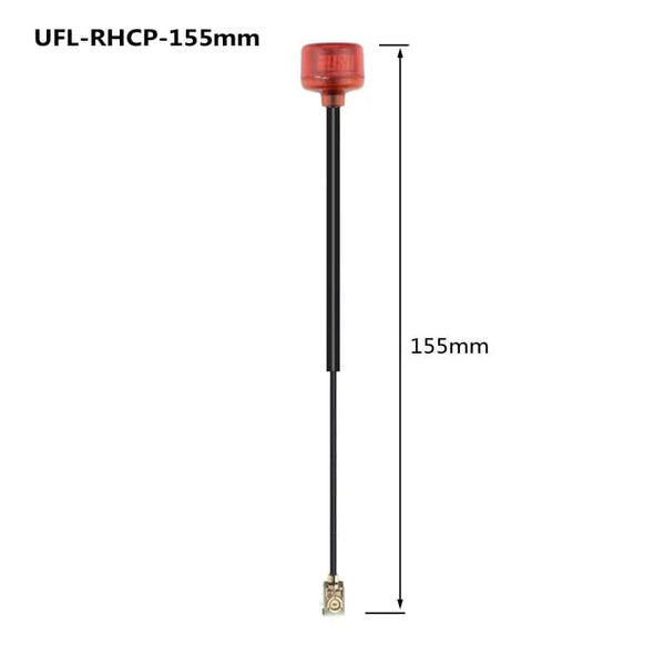 Planet Gates UFL-LHCP-87mm Rush Cherry FPV 5.8G Antenna SMA MMCX UFL IPEX LHCP RHCP   long range Antenna Connector Adapter Stubby For Racing Drone Goggles